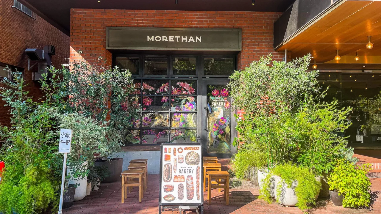 storefront of morethan bakery in tokyo