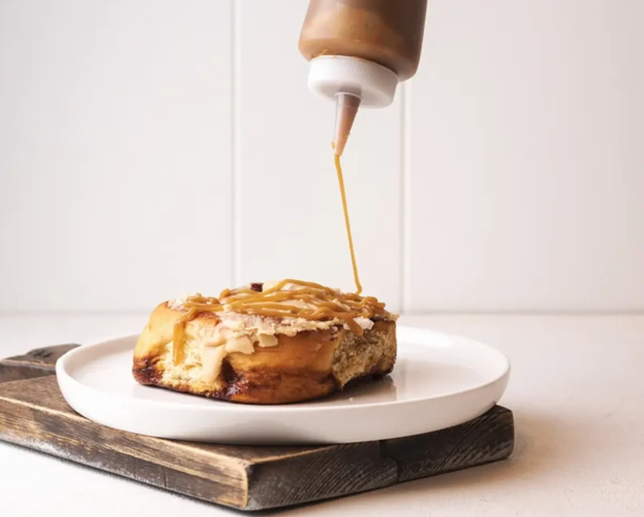 The Salted Caramel Latte Cinnamon Roll at Canela